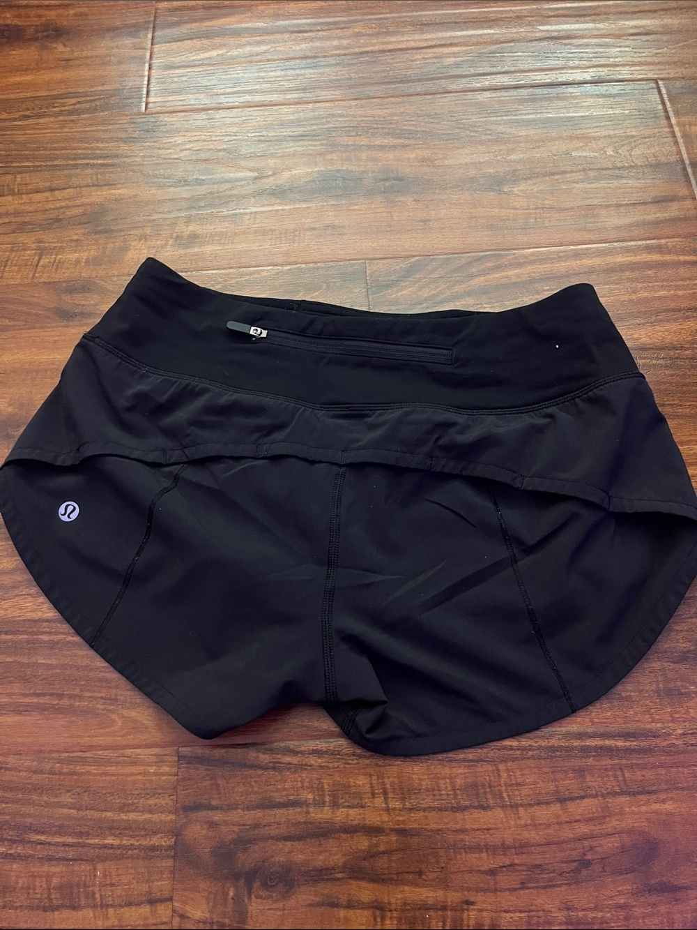 lululemon athletica Black Athletic Skort with Zip Pocket - Women